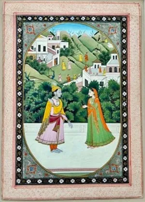 An Indian Miniature, Month of Magha