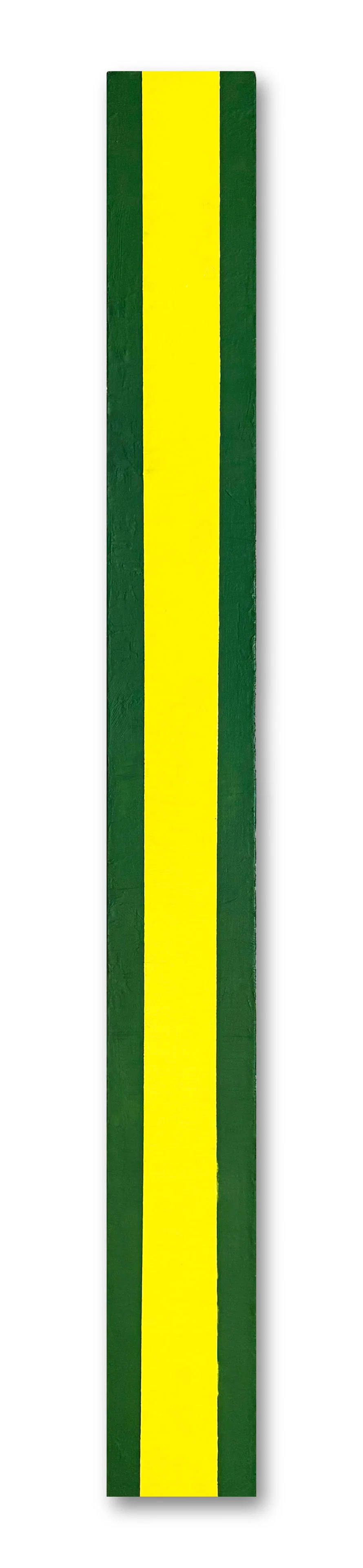 AN OIL PAINTING ON CANVAS WITH THE MARK OF BARNETT NEWMAN