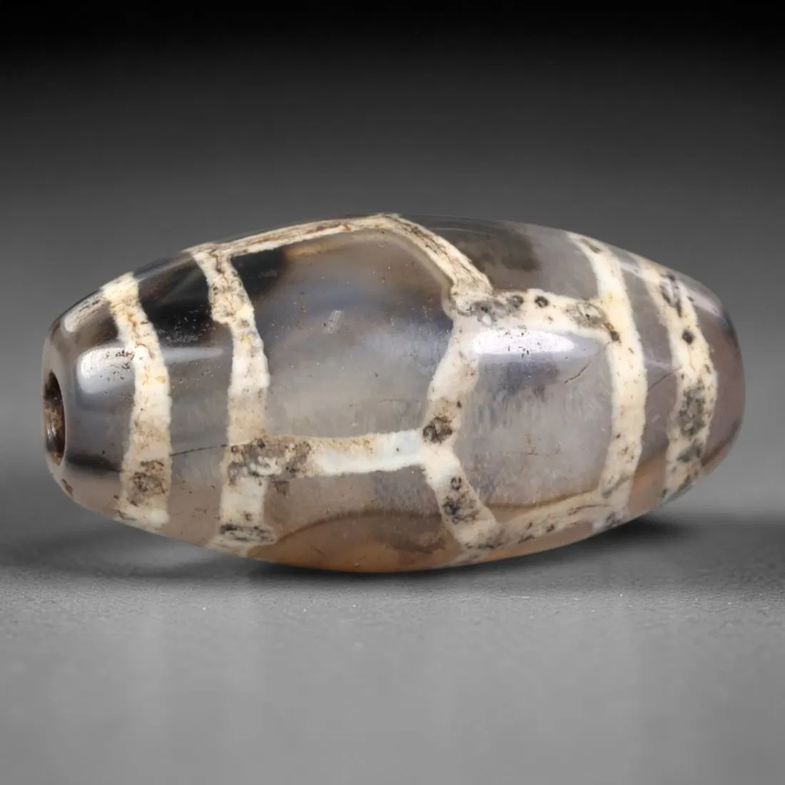 Ancient Agate Etched Dzi Bead - Himalayan Amulet, 92AR