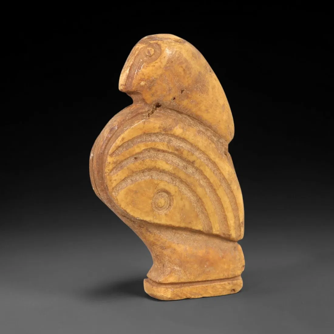 Ancient Bone Bird Amulet - Near Eastern Figurine, 84AL