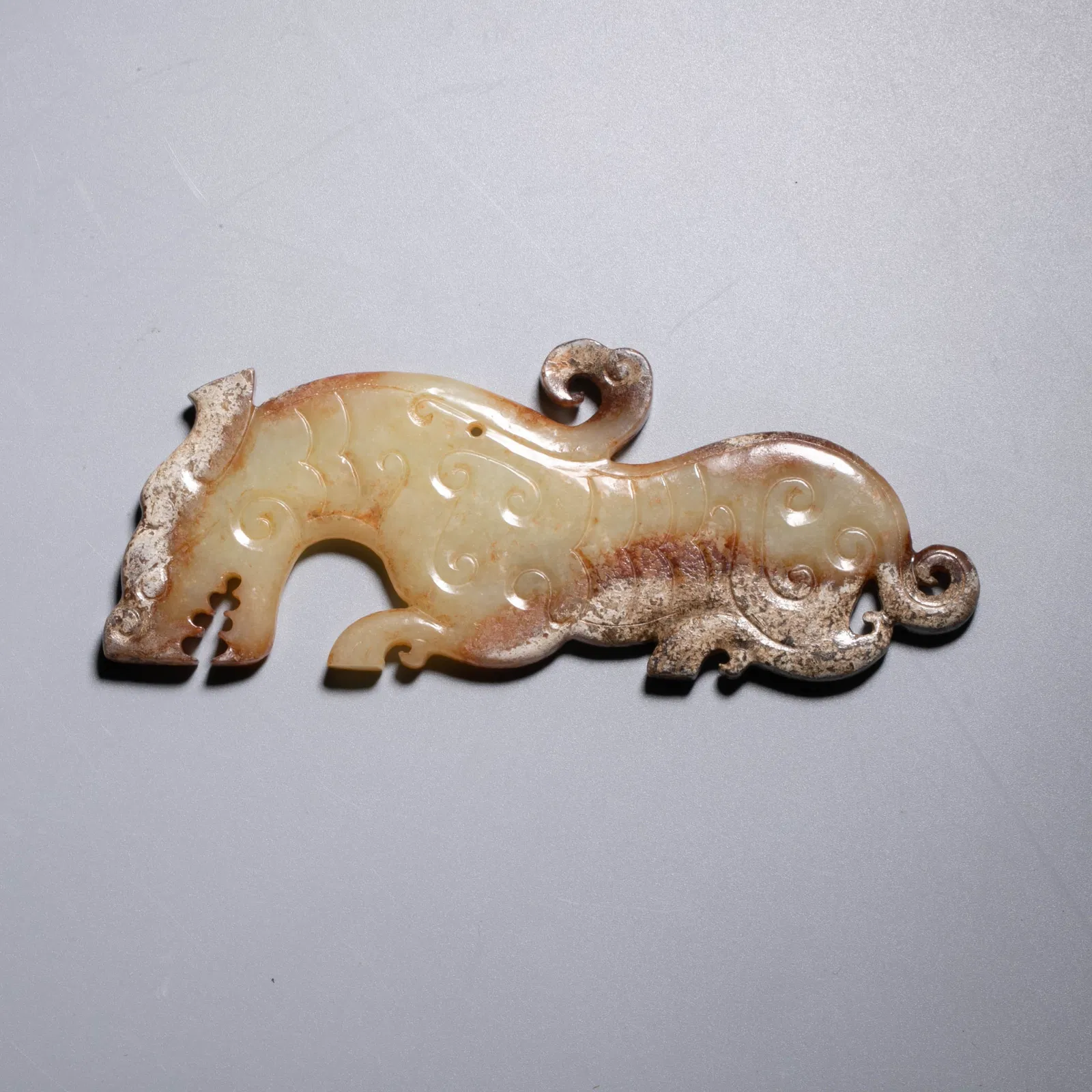 Ancient Jade Beast Pendant