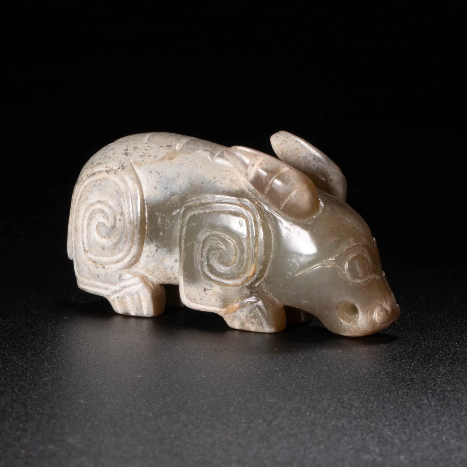 Ancient jade cow