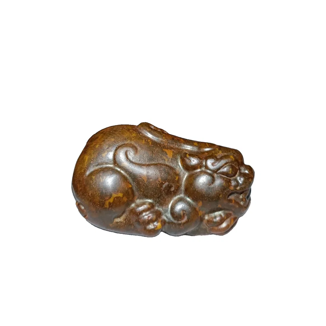 Ancient jade Pi Xiu money-attracting handle piece.