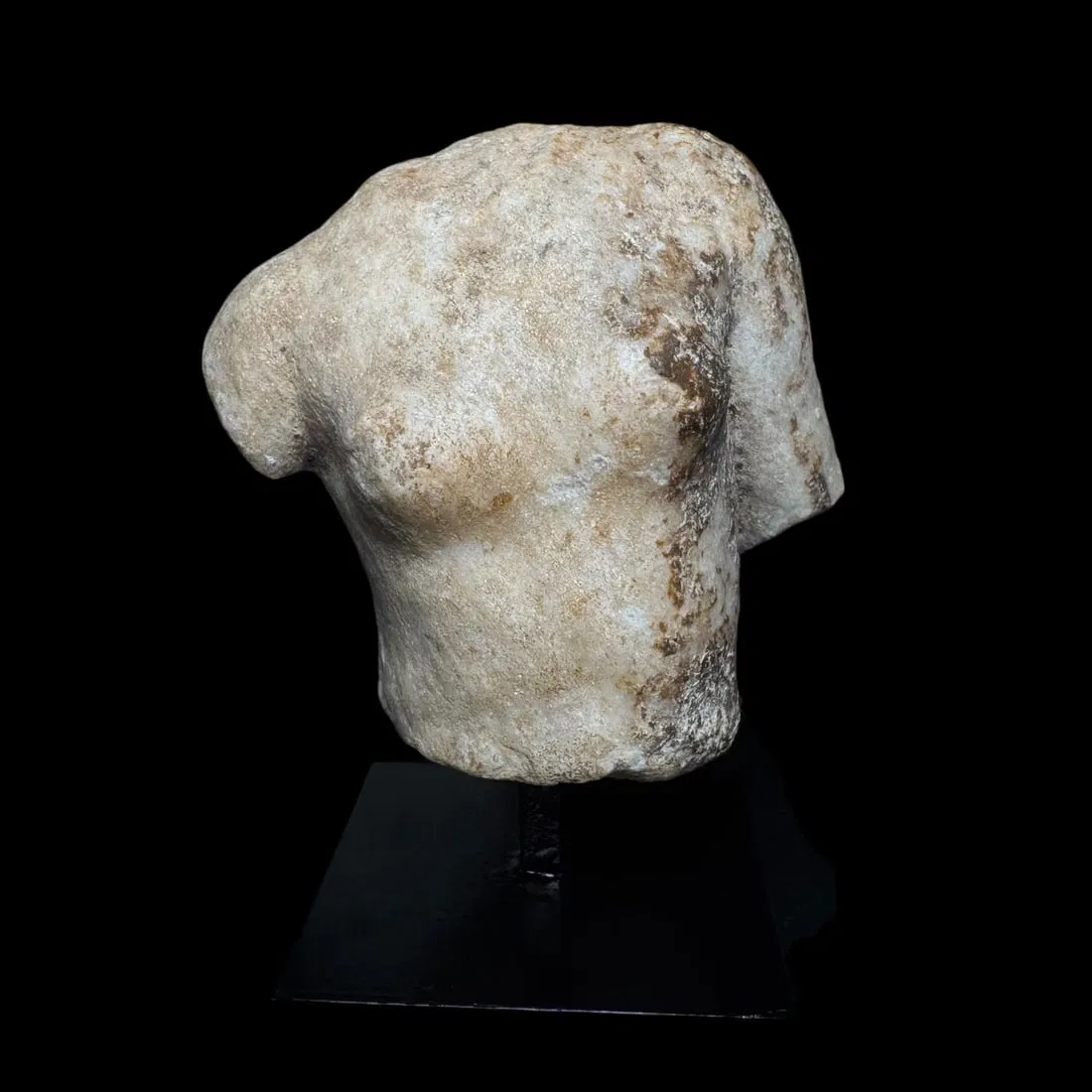 Ancient Roman Alabaster Torso Fragment