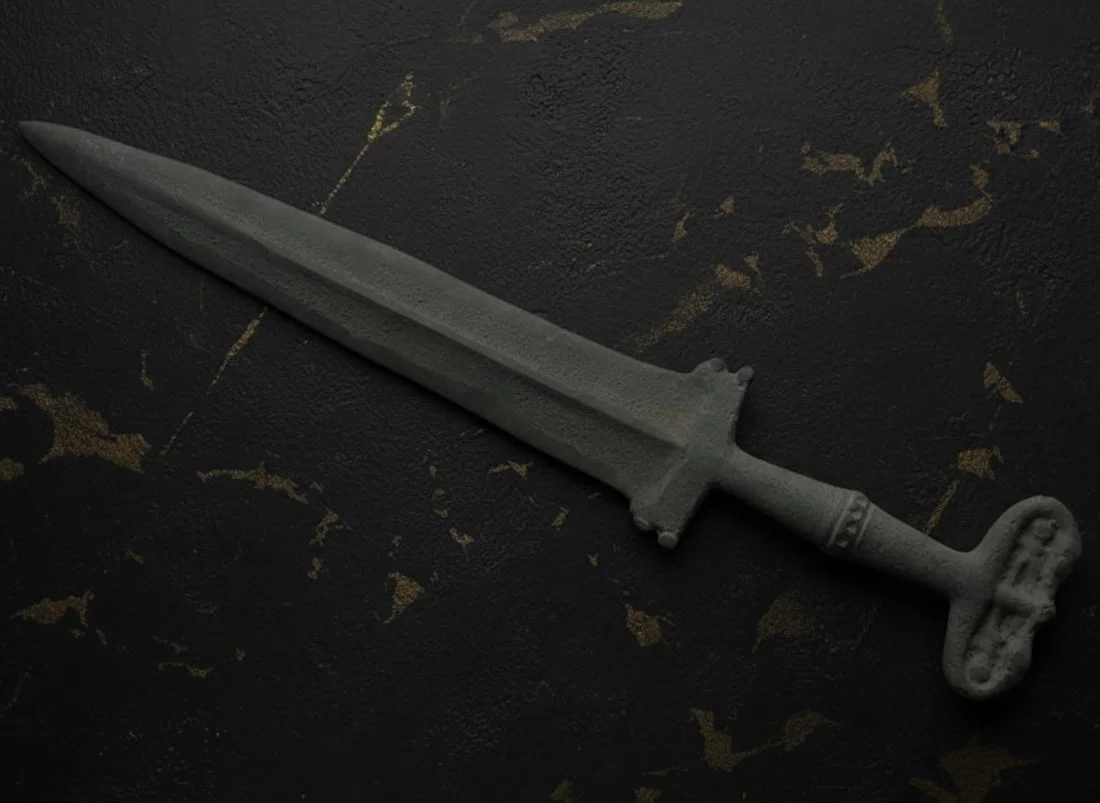 Ancient Scythian Akinak Dagger Collectible Short Sword 30 cm