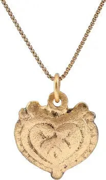 ANCIENT VIKING HEART PENDANT NECKLACE, C.850-1050 AD