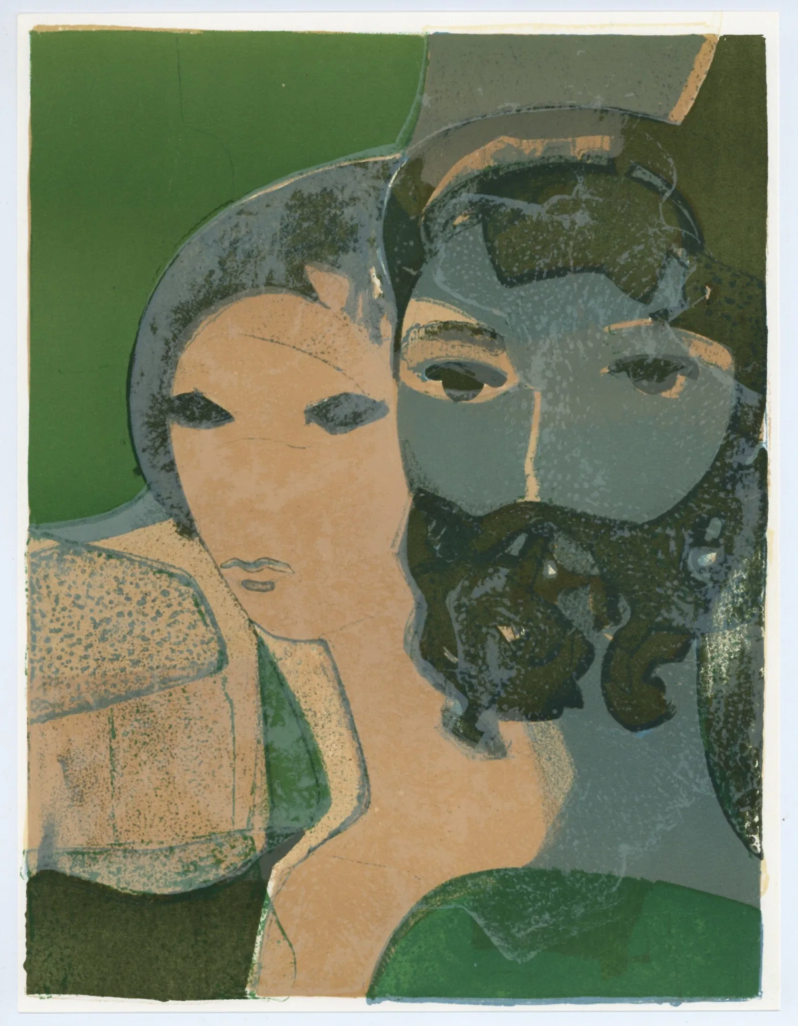 Andre Minaux original lithograph, 1969