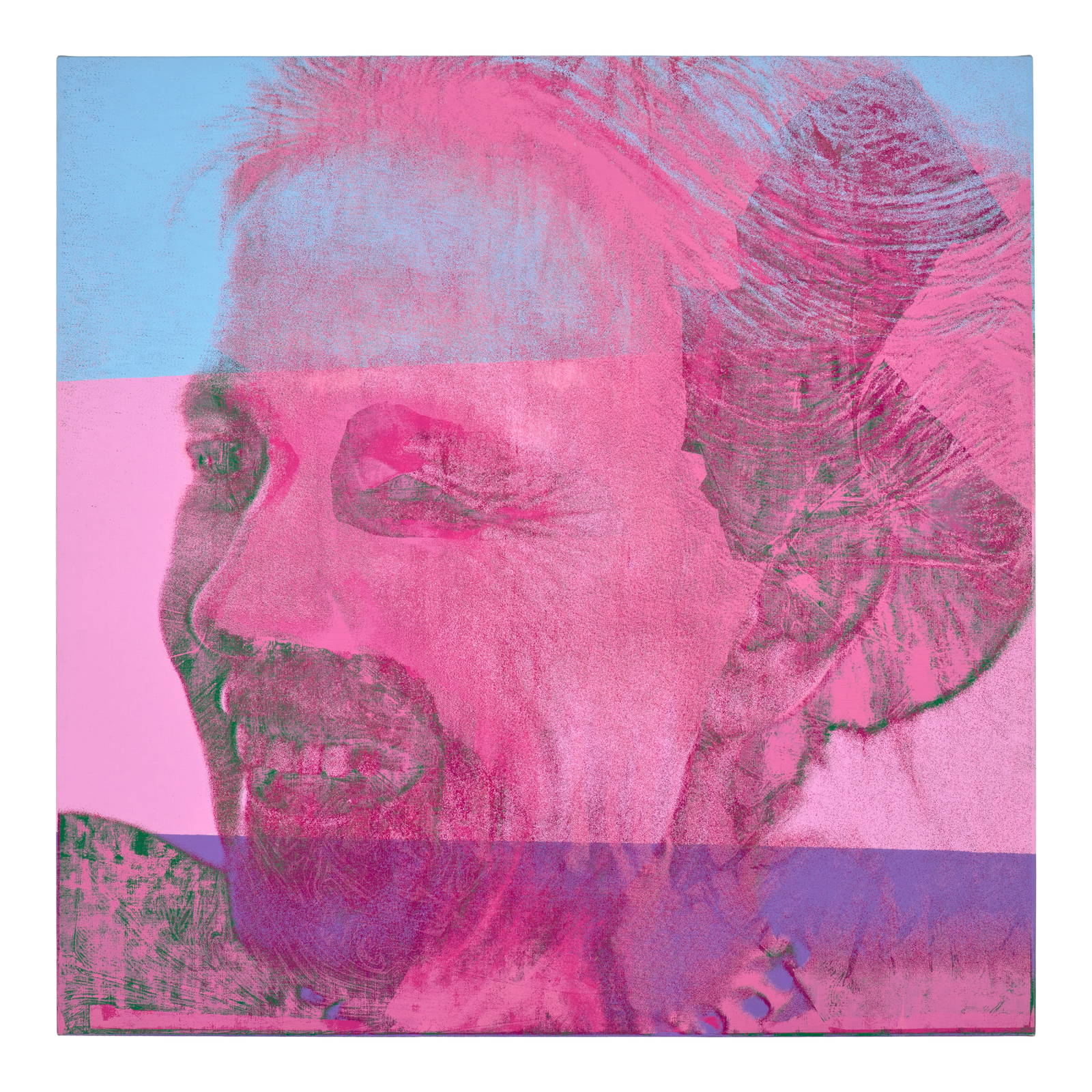 ANDY WARHOL (1928-1987) Dominique de Menil 40 x 40 in (101.6 x 101.6 cm) (Executed in 1969)