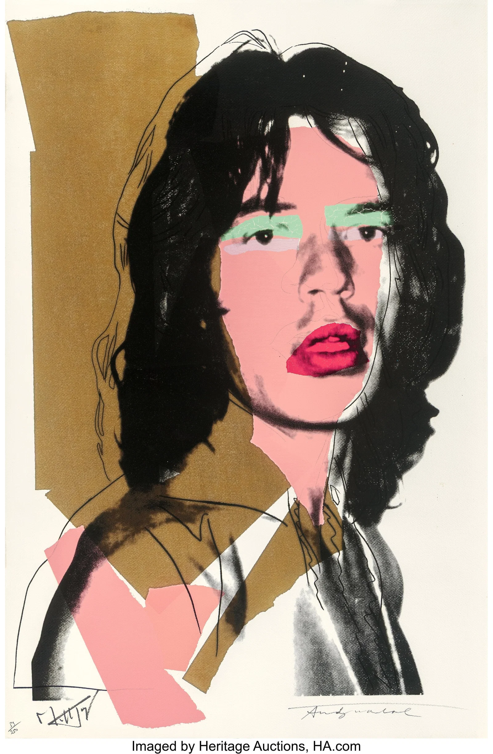 Andy Warhol (1928-1987) Mick Jagger, 1975 Screen