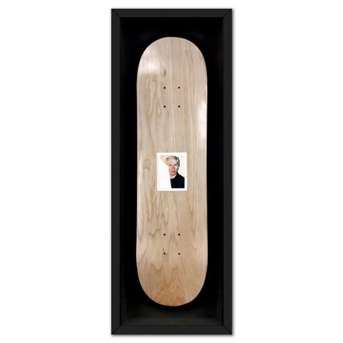 Andy Warhol (1928-1987), "Self-Portrait (Blue)" Framed One-of-a-Kind Unique Edition Skateboard,