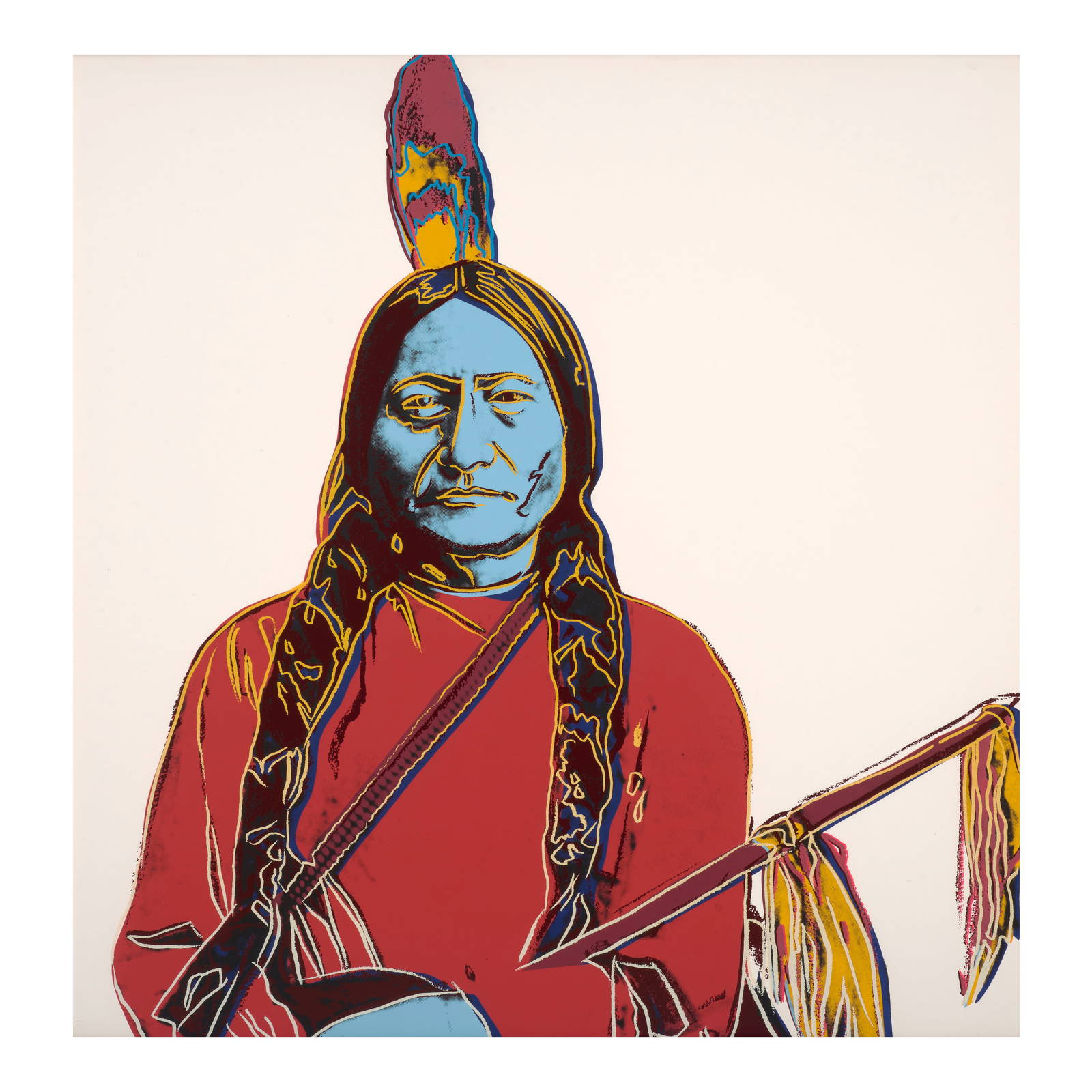 ANDY WARHOL (1928-1987); Sitting Bull;