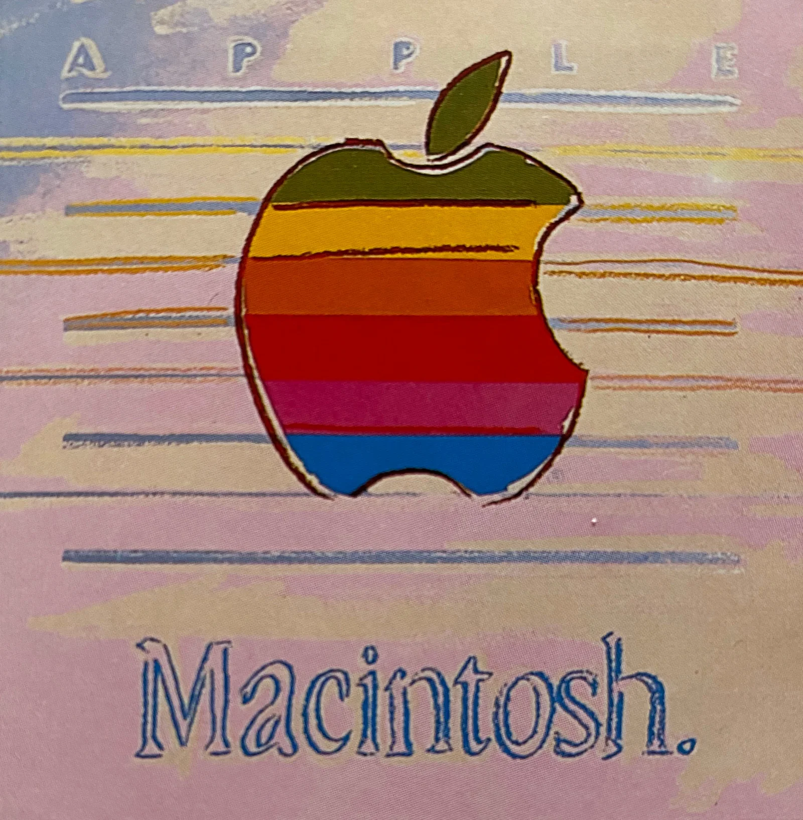 Andy Warhol (American 1928-1987) Screen print Apple Macintosh 1985 from the Ads Suite Serigraph