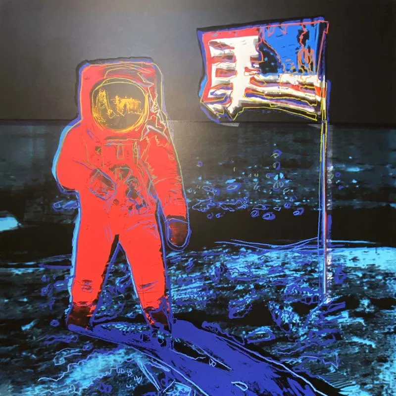 Andy Warhol (American, 1928-1987) Screen print Moonwalk 1987 Serigraph
