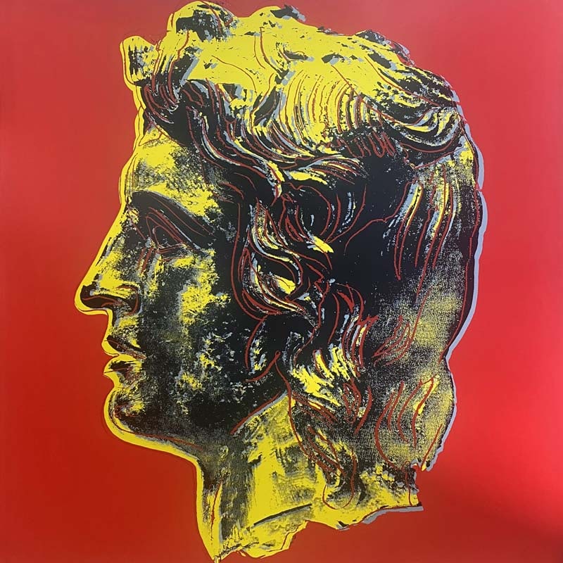 Andy Warhol (American, 1928-1987) Screenprint Alexander the Great Serigraph