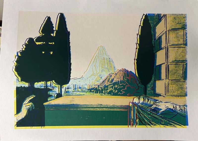 Andy Warhol (American, 1928-1987) Serigraph from 1984 from Leonardo Da Vinci suite