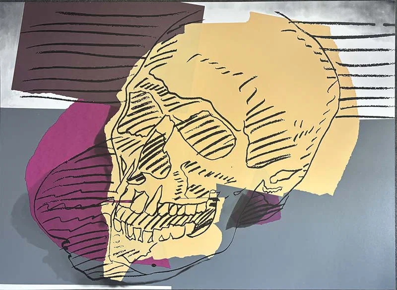 Andy Warhol (American 1928-1987) Skulls Serigraph Working trial proof 1976