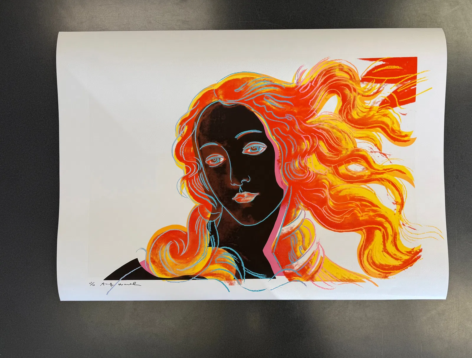 Andy Warhol, "Birth of Venus" Print