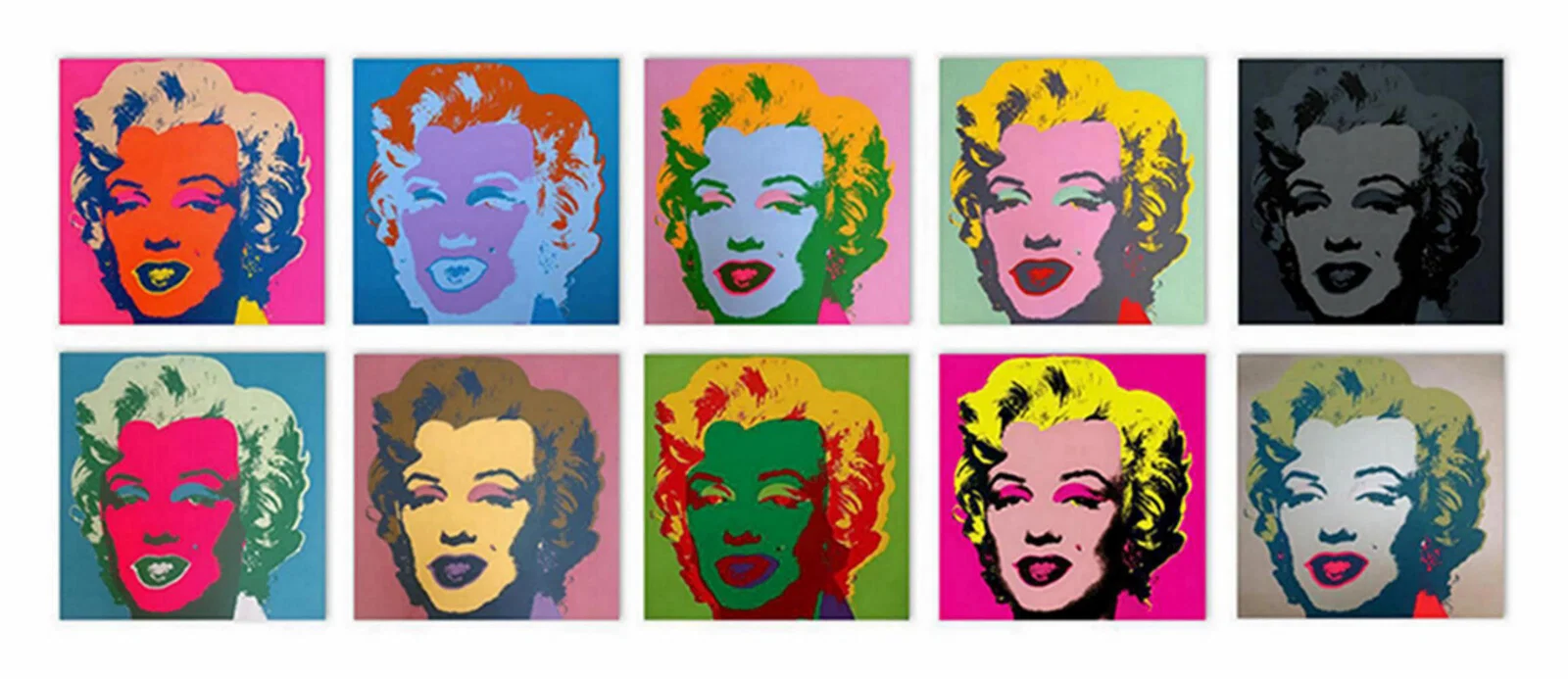 Andy Warhol, Marilyn Monroe, 10 Piece Portfolio, Serigraph Sunday B. Morning