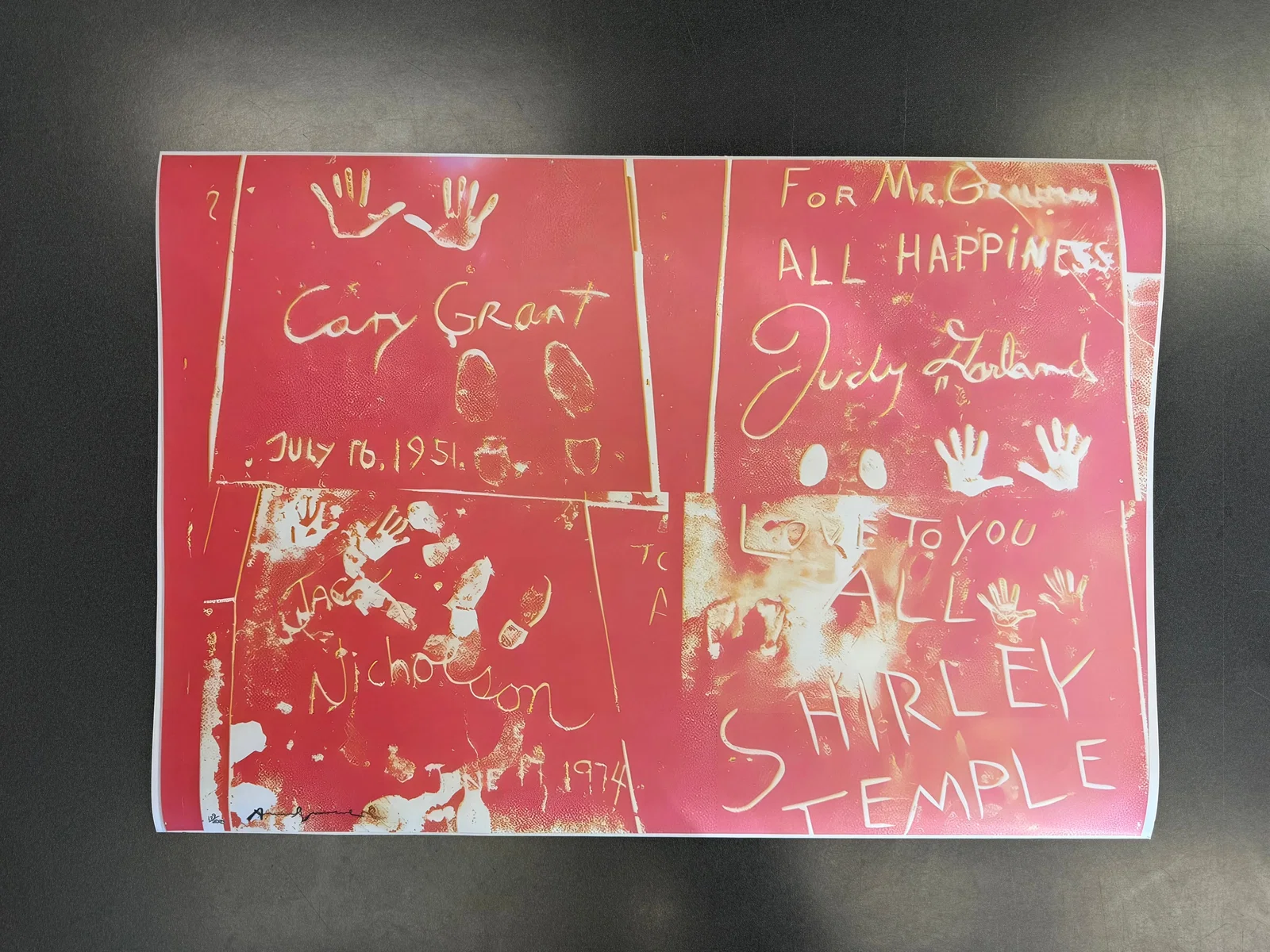 Andy Warhol Sidewalk(F.&S.11.304) Signed Print