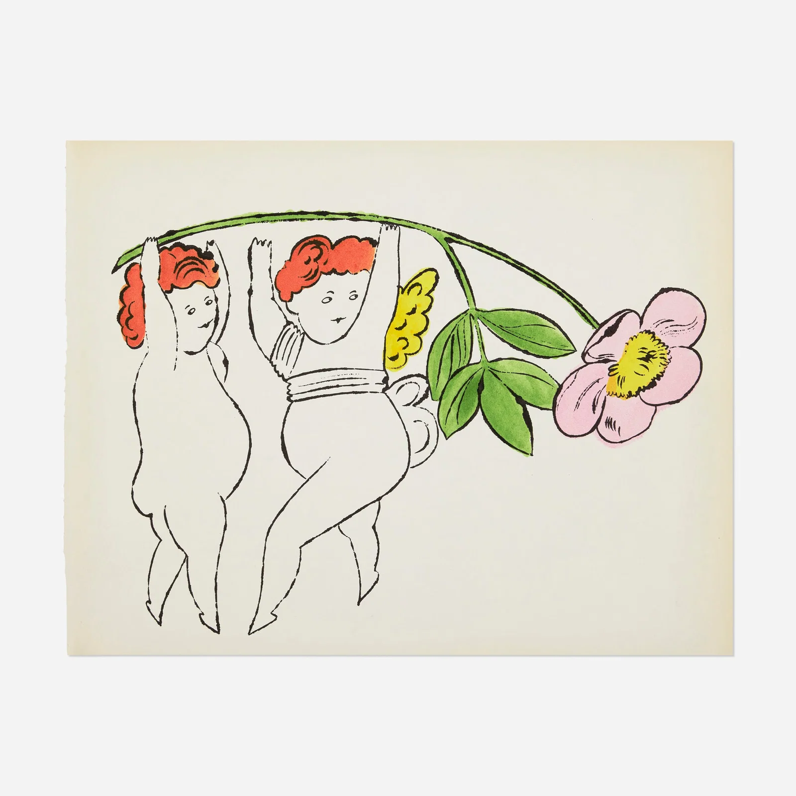 Andy Warhol, Untitled (Plate IV from the In The Bottom of My Garden portfolio)