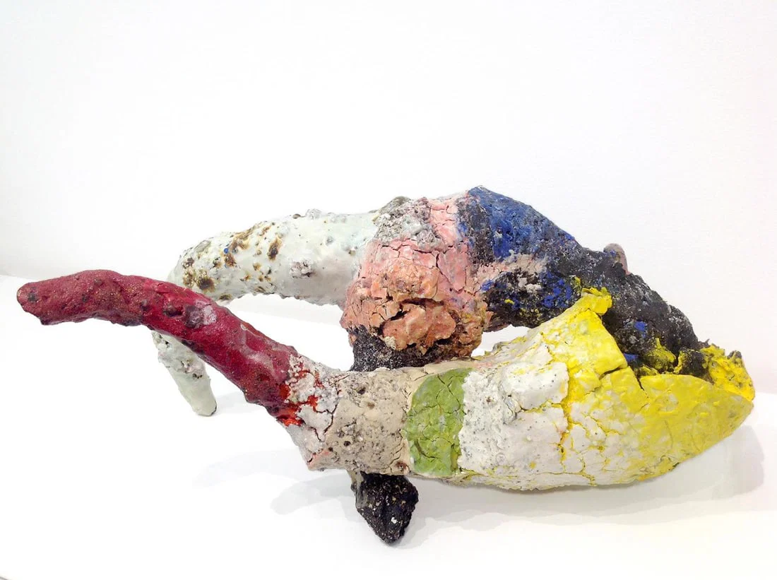 Aneta Regel Multiorgan 2014 Sculpture Stoneware and granite Creation date: 2014 H25 W48 D20 cm