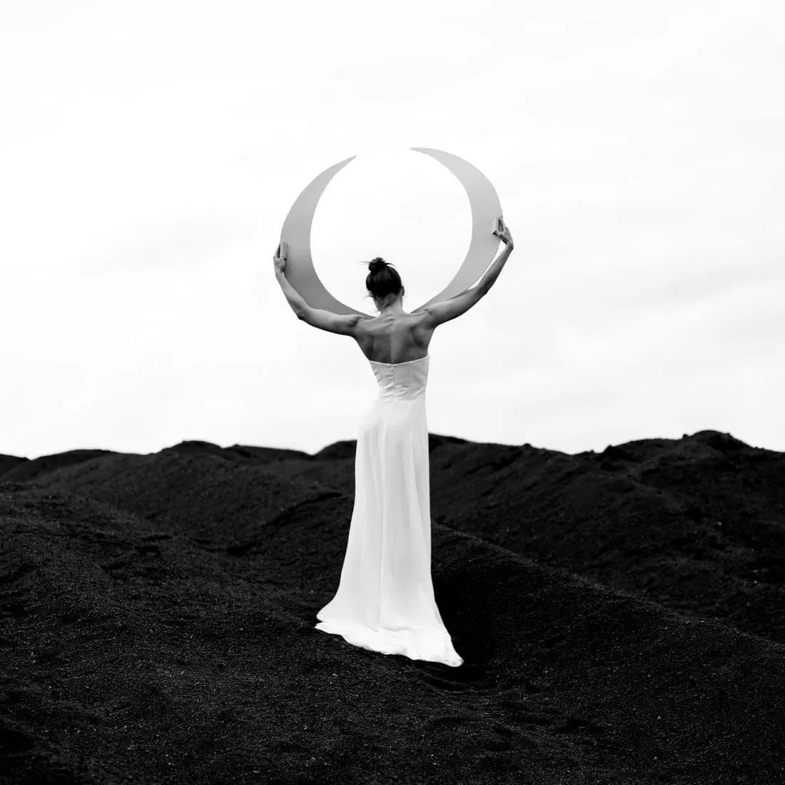 Angel Black & White Photography 24x24 Edition of 15 by Olha Stepanian