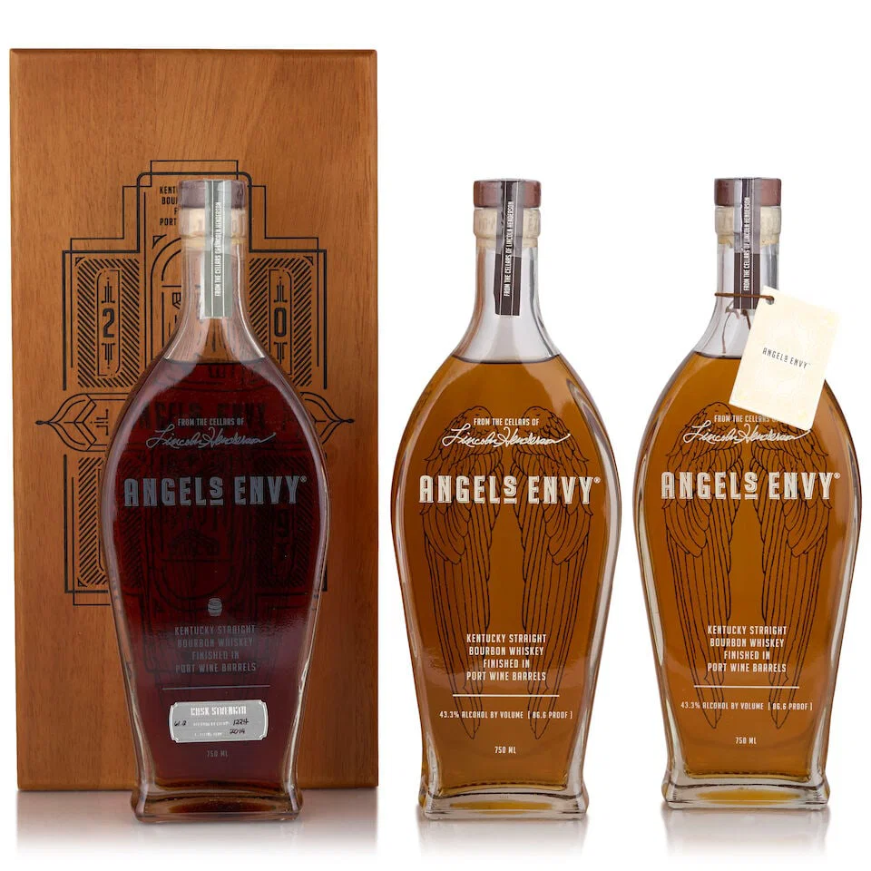 Angel's Envy Limited Edition 2019 (1 bottle, 750ml) Angel's Envy Port Wine Barrels (2 bottles, ...