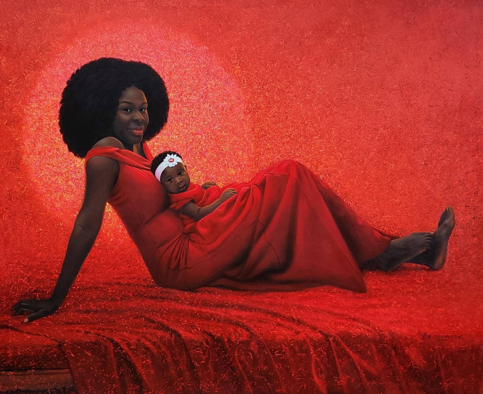 Ani Izuchukwu Valentine, Strength of a Woman - 21st Century, Contemporary, Figurative Portrait,