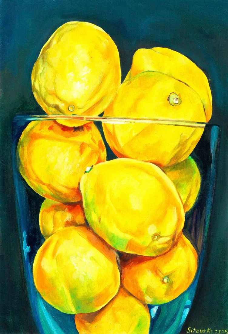 Anna Sitovska (Ukraine,20/21C) oil painting