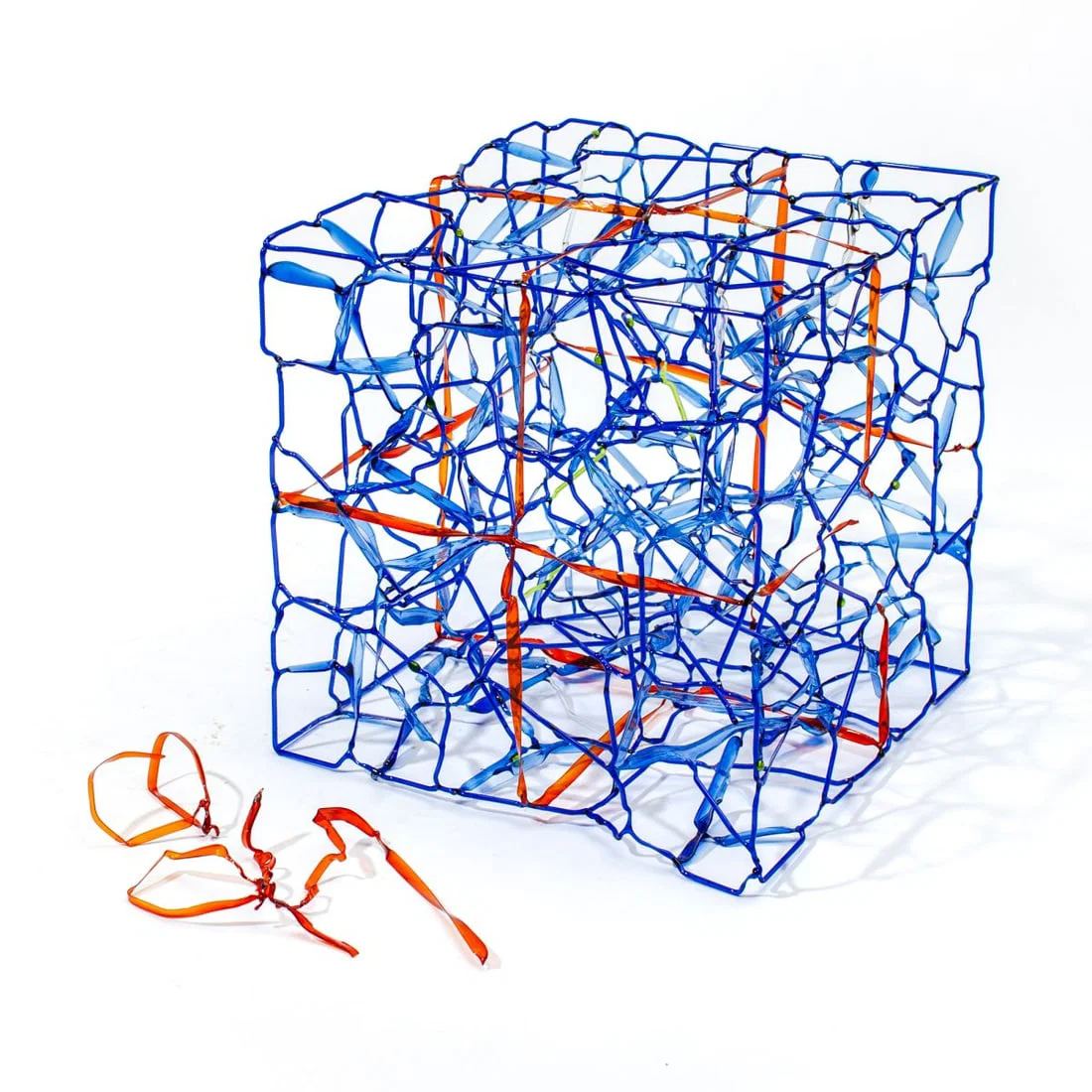 Anna Skibska (WA) Cube Glass Sculpture