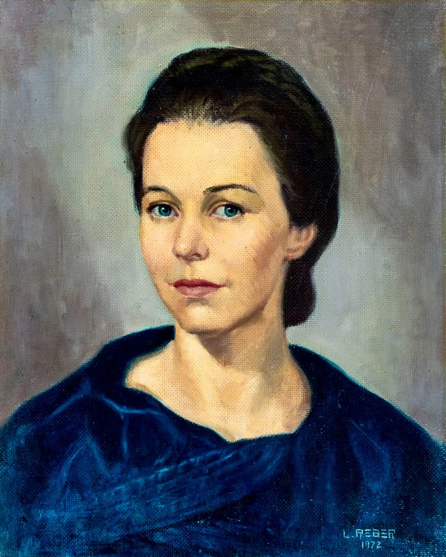 Anne Lindsey Reber (US,20C) oil painting