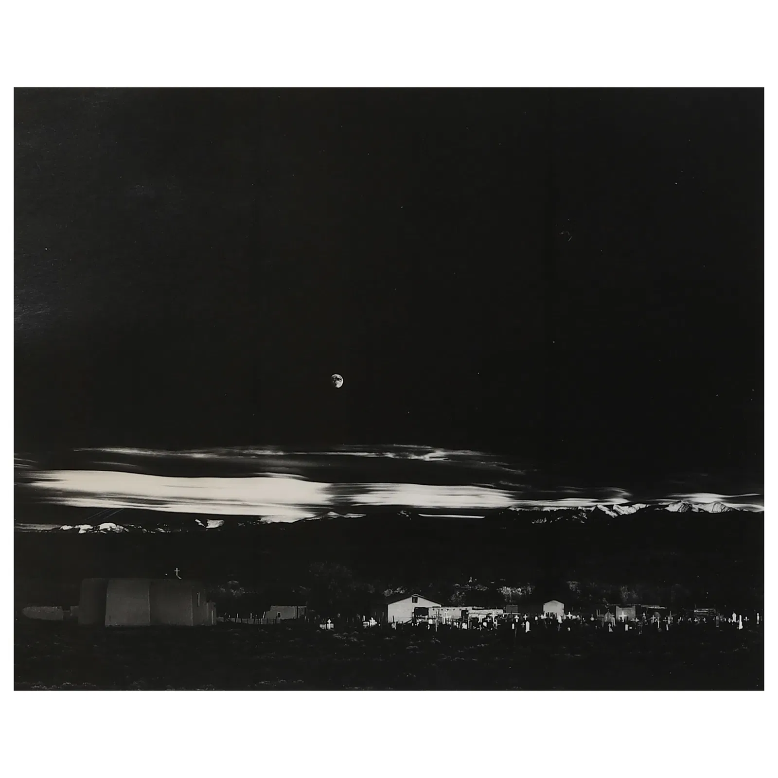 ANSEL ADAMS(1902-1984)Moonrise, Hernandez, New Mexico