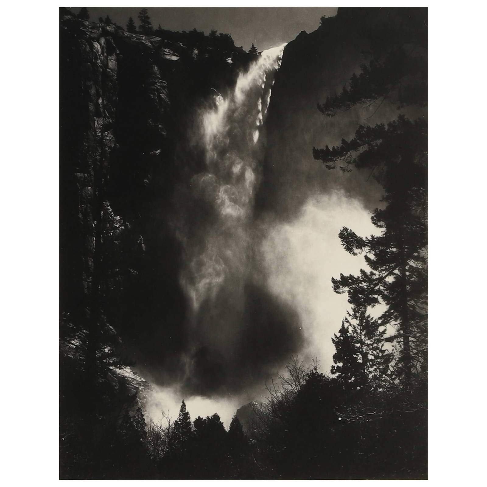 Ansel Adams (1902–1984)BRIDALVEIL FALL, YOSEMITE NATIONAL PARK, CA, 1927