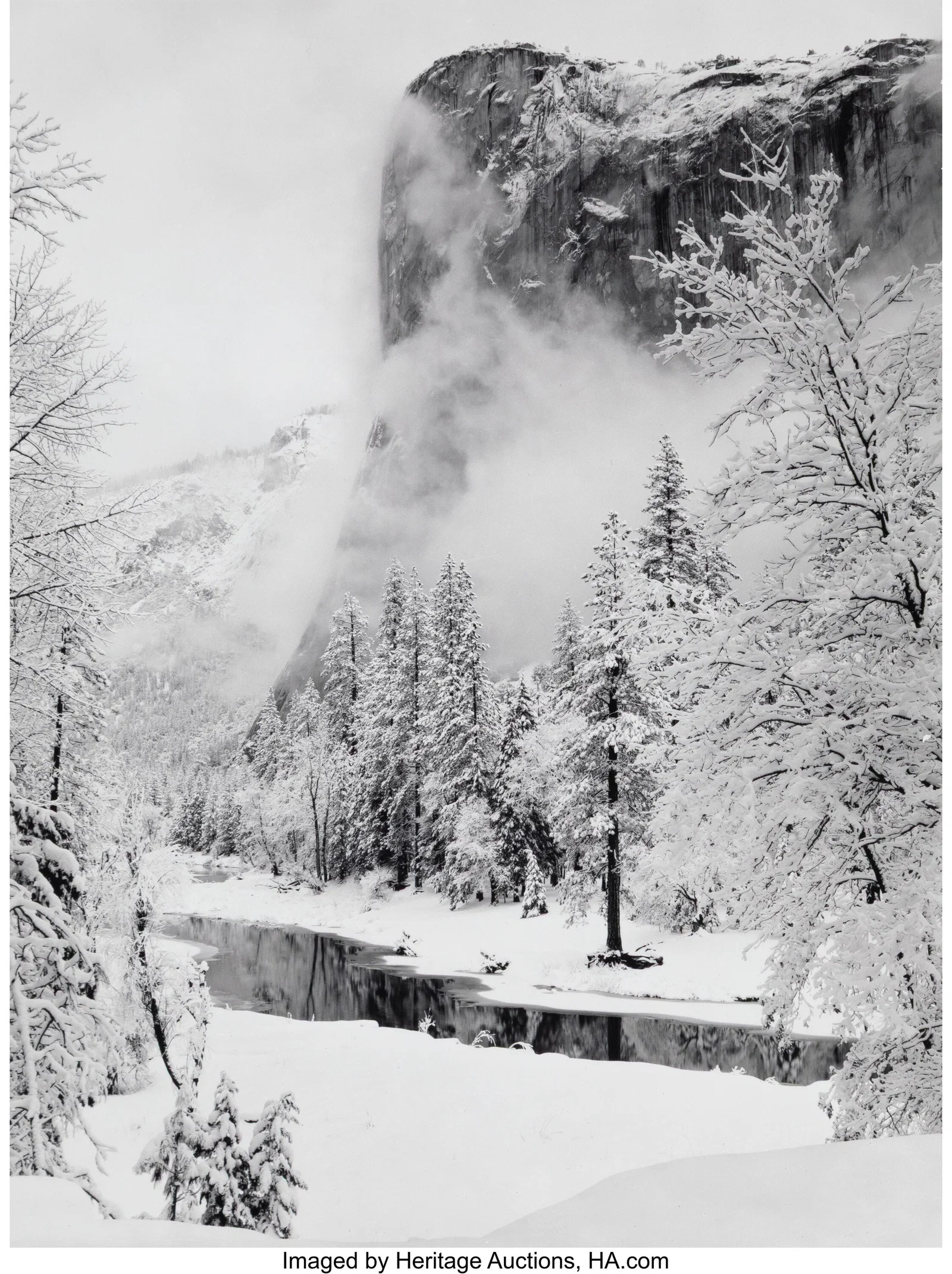 Ansel Adams (American, 1902-1984) El Capitan, Wi