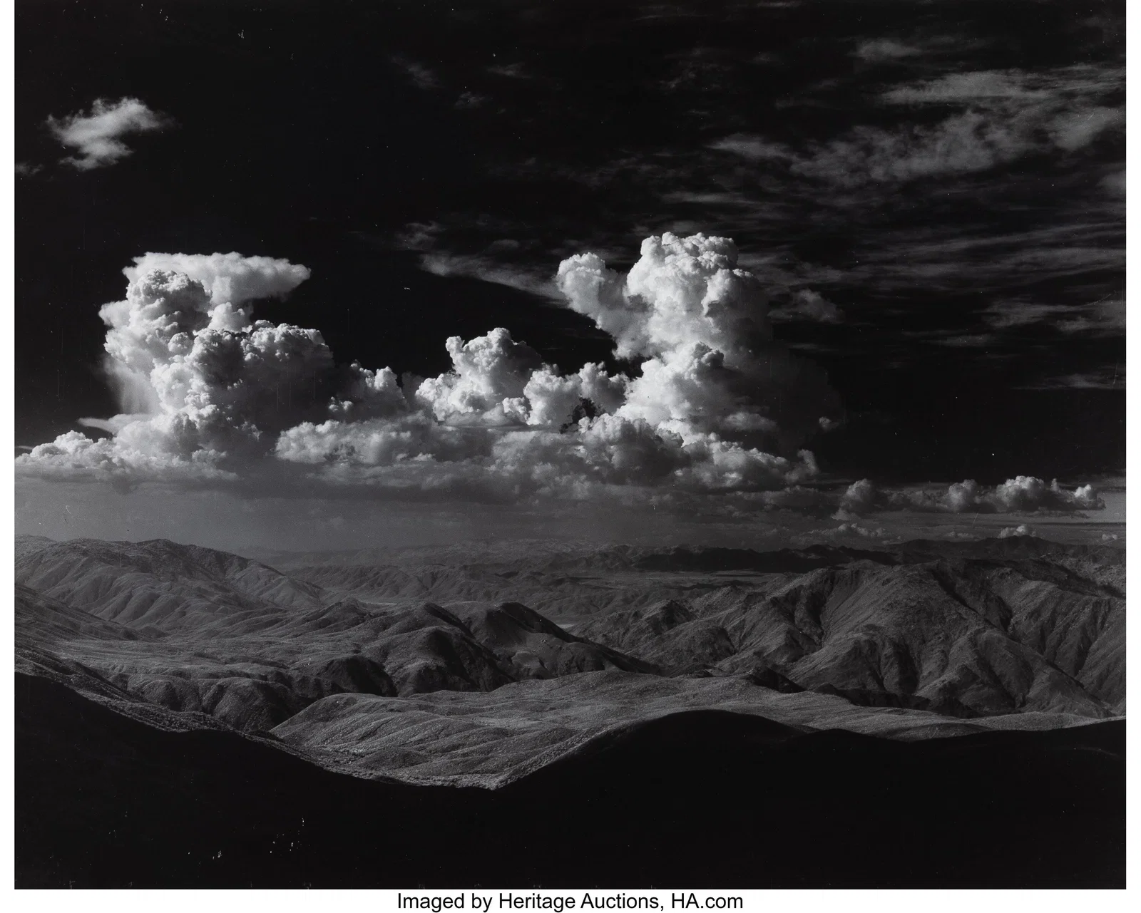 Ansel Adams (American, 1902-1984) Thunderheads,