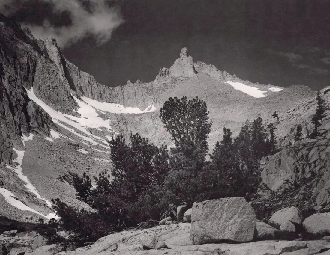 ANSEL ADAMS - Milestone Mountain, Sequoia N. Park, c. 1936
