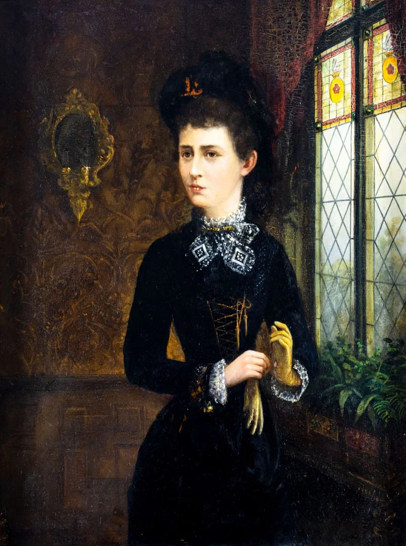 Anthony Biester (OH,German,1837-1917) oil painting antique