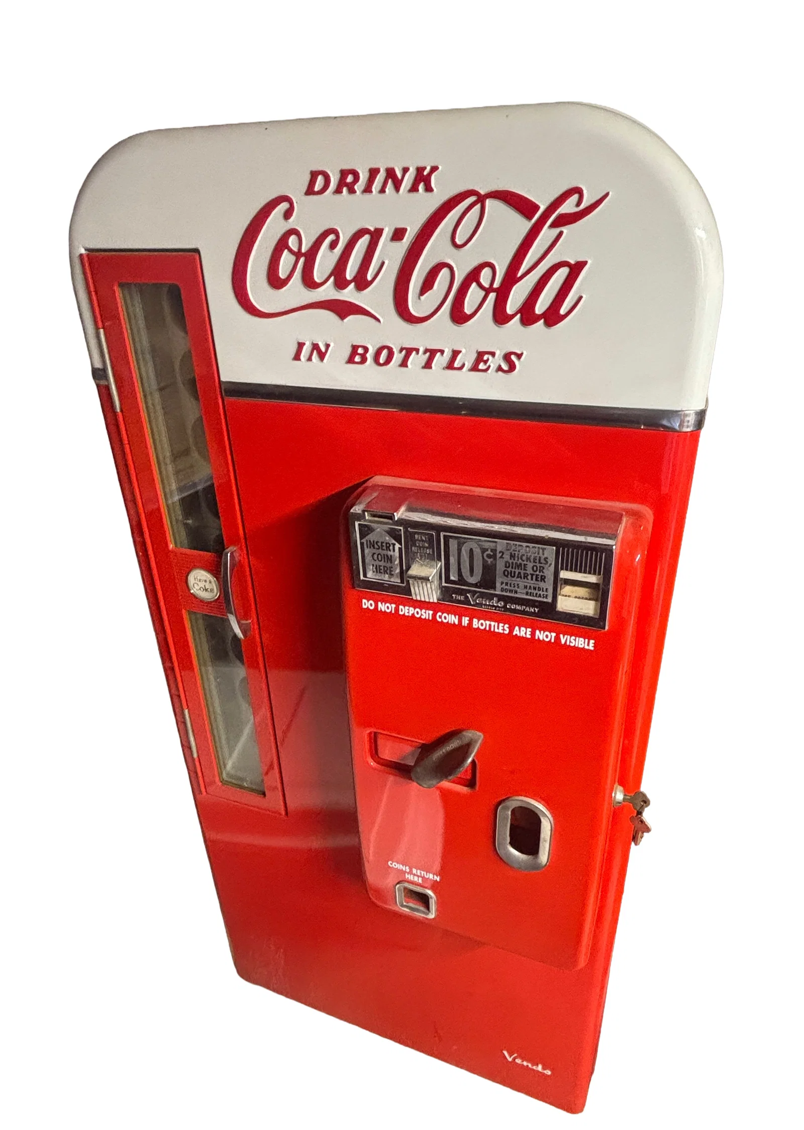Antique 1950s Coca Cola Vendo Model 81 Vending Machine Bottles