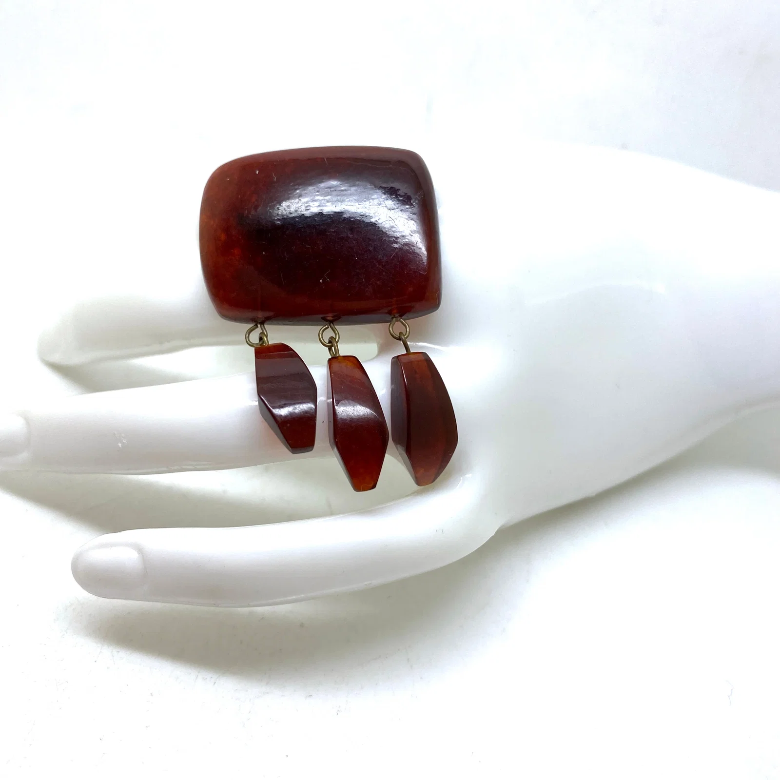 Antique Amber Brooch