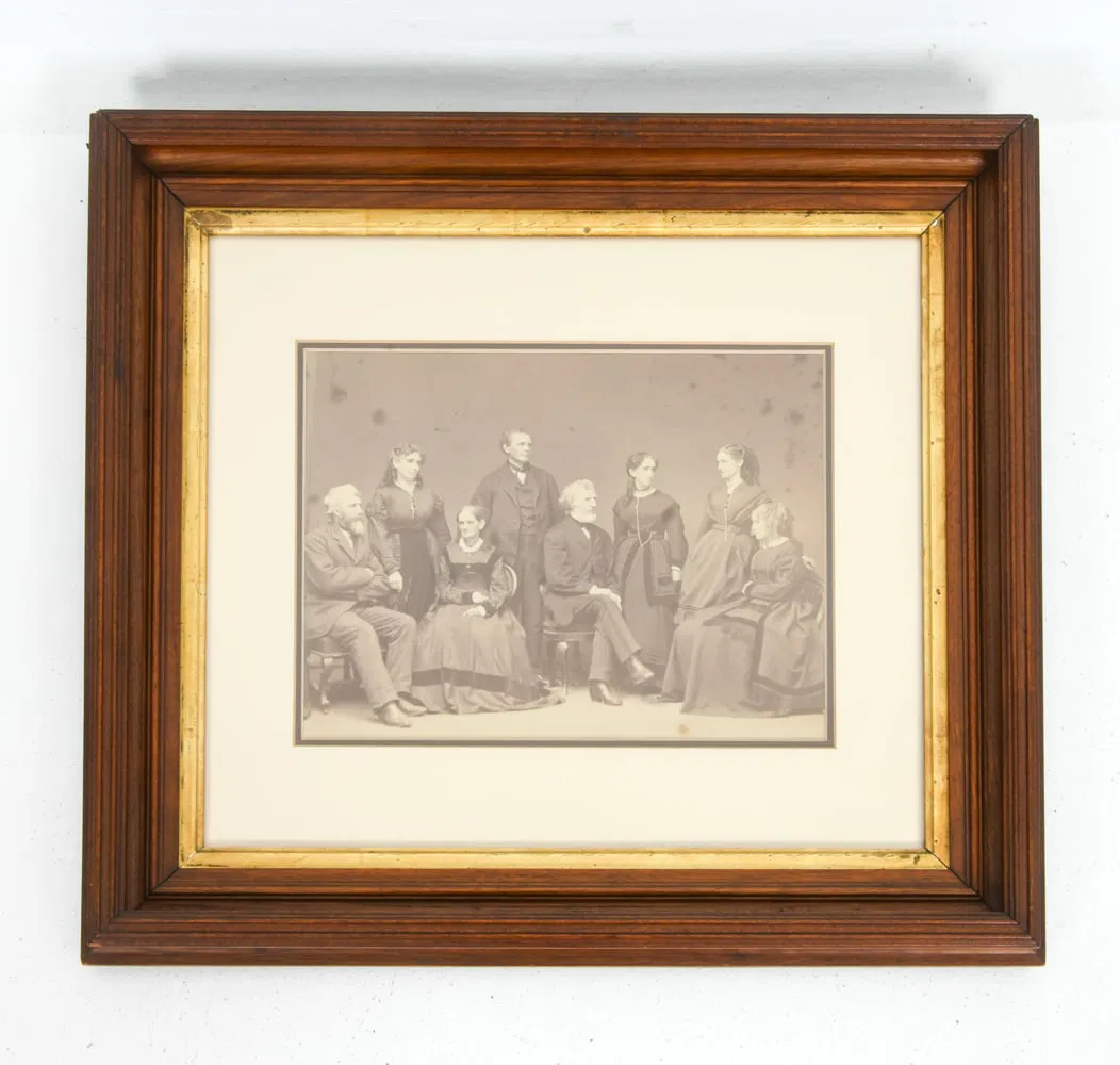 ANTIQUE CORNELL FAMILY PHOTOGRAPH C. 1870