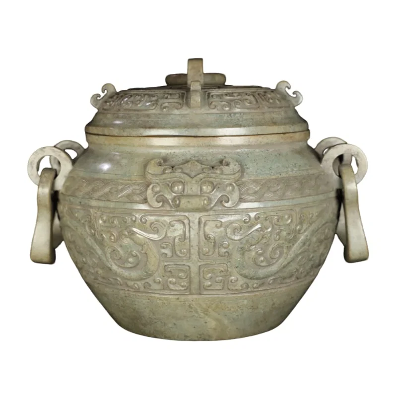 Antique Hetian Jade Carving
