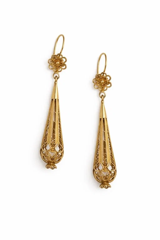 Antique Plated Earrings