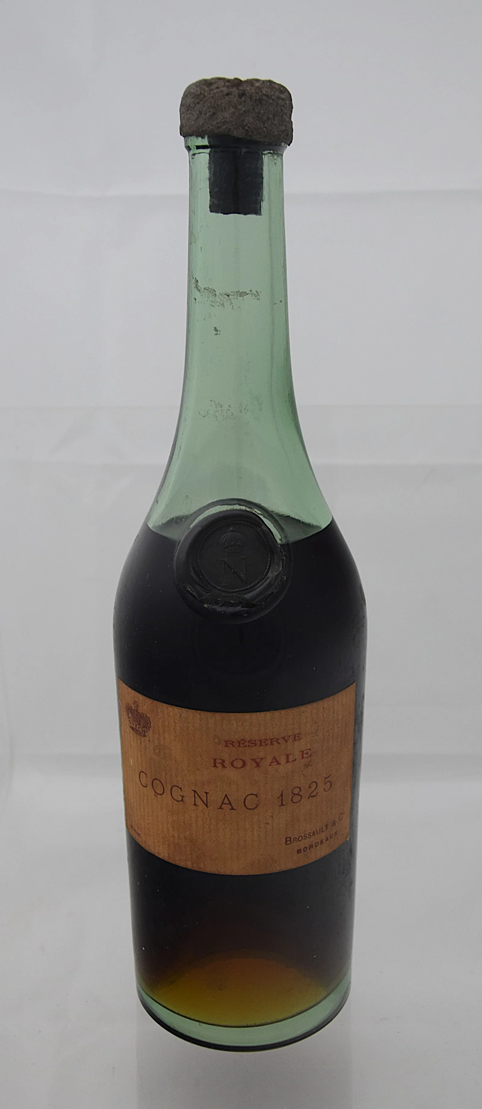 ANTIQUE RÉSERVE ROYALE COGNAC 1825 BROSSAULT & CIE BORDEAUX FRANCE