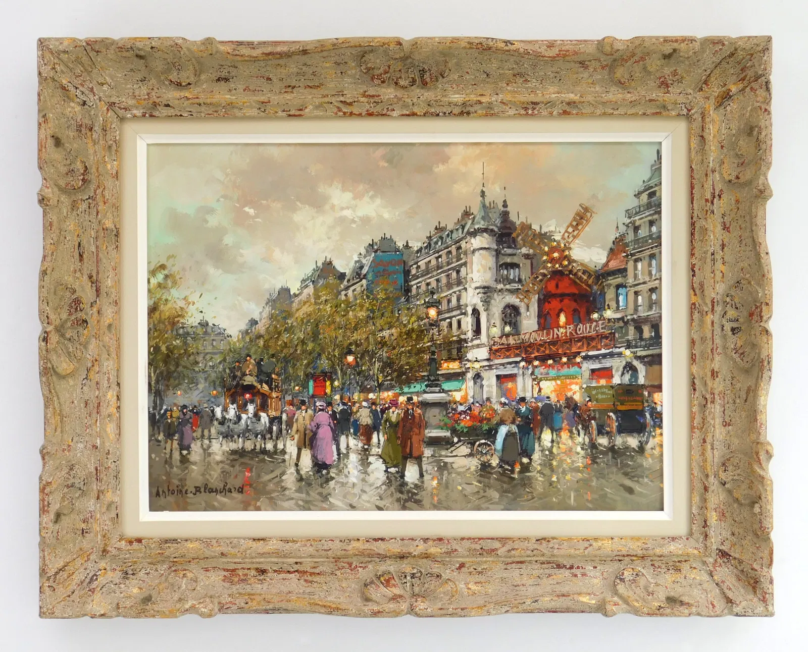 Antoine Blanchard (French, 1910-1988) oil