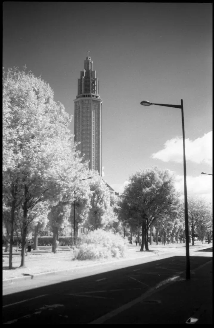 Architecture, Le Havre [Infrared Film] France - Silver Gelatin