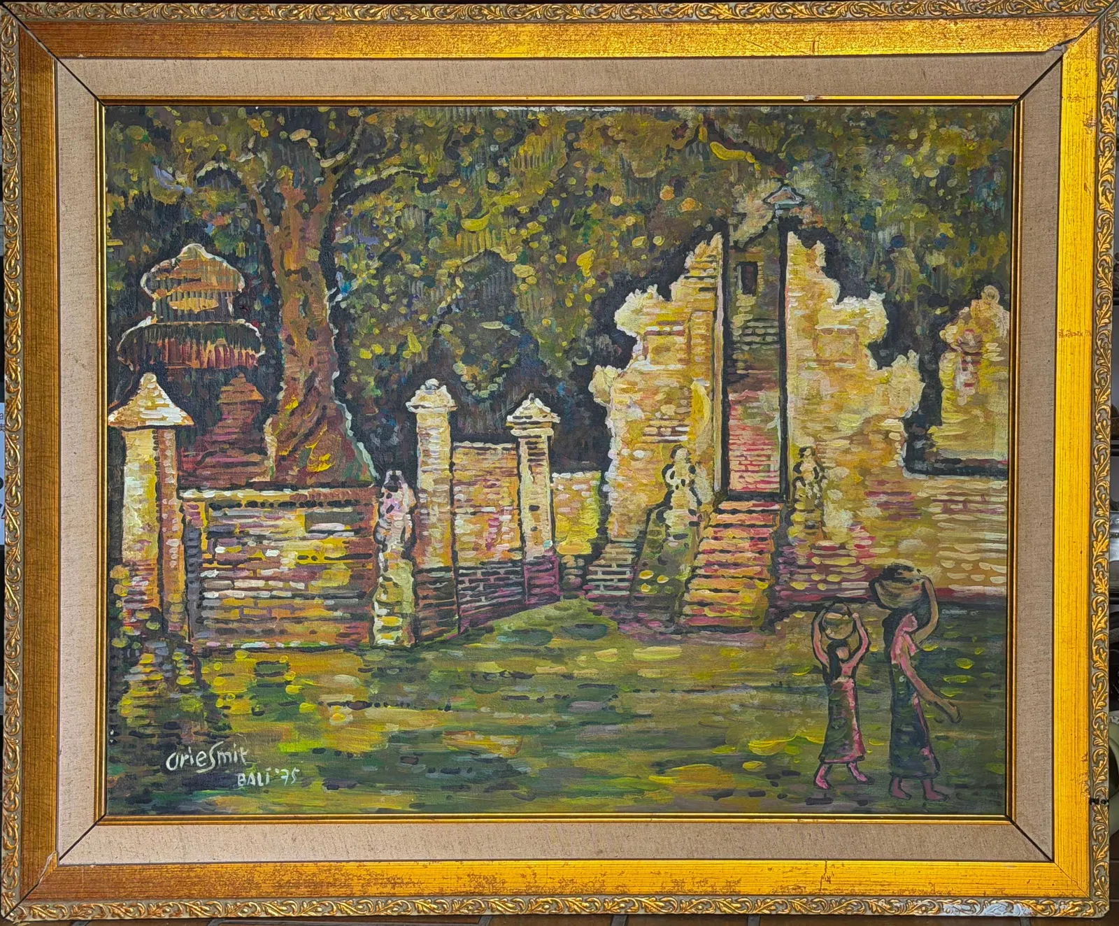 Arie Smit The old tree and the old temple