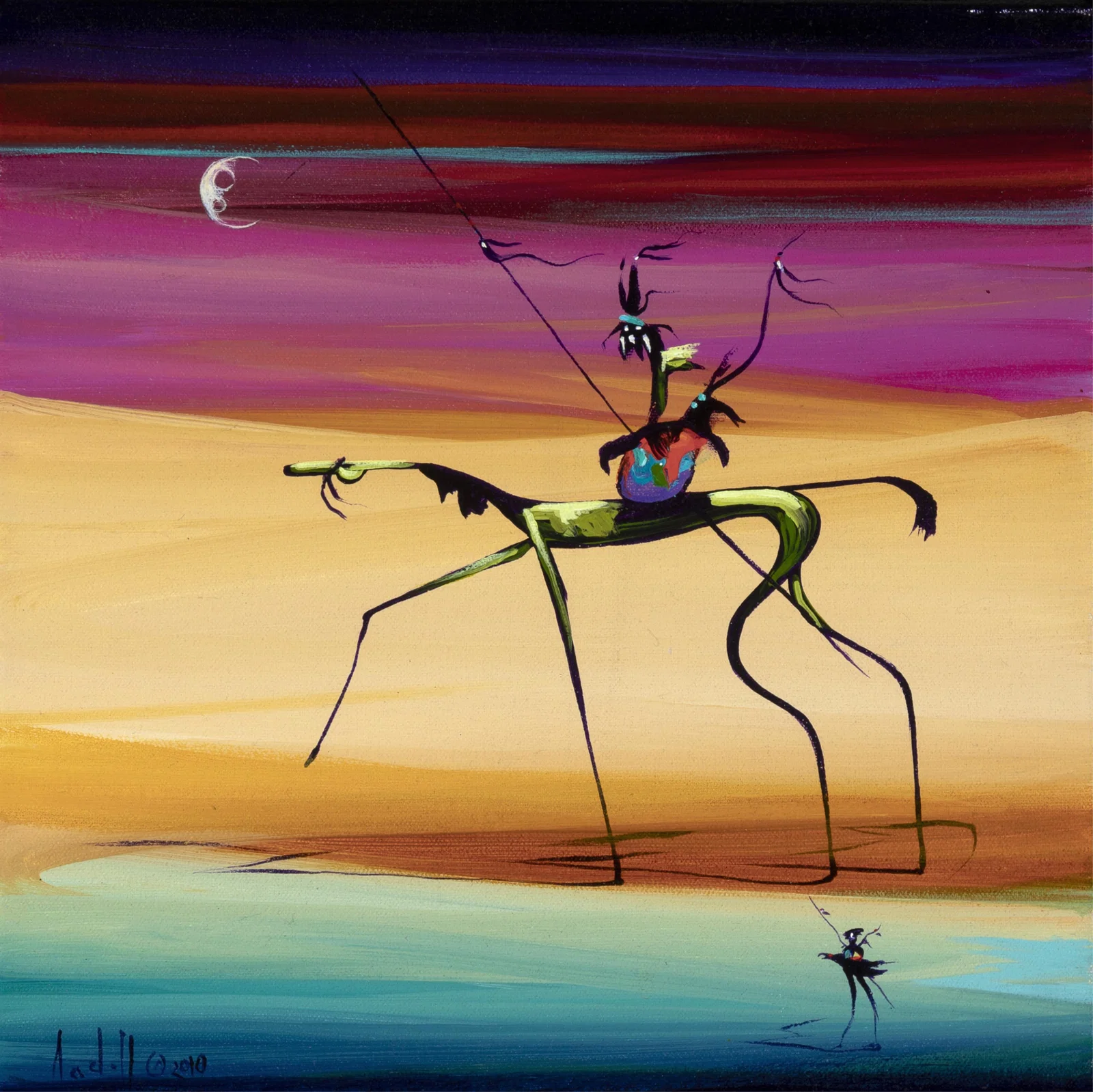 Arlene LaDell Hayes, At the Edge of the Mesa, 2010