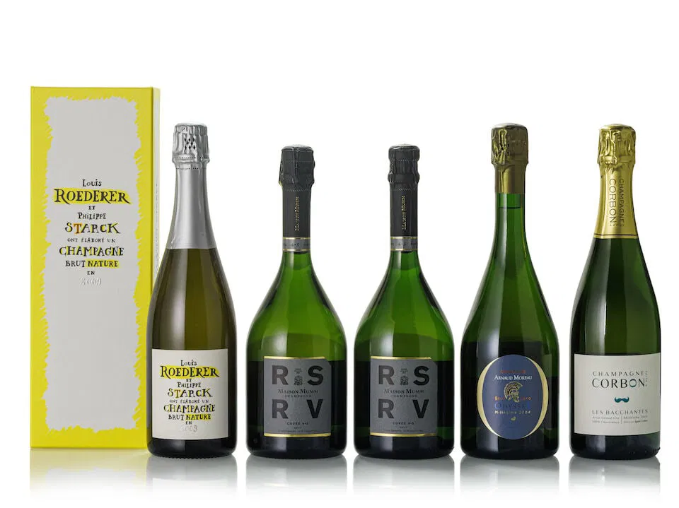 Arnaud Moreau Odyessée Brut Zéro, 2004 (1x 750ml) Corbon Les Bacchantes Grand Cru 'Avi...