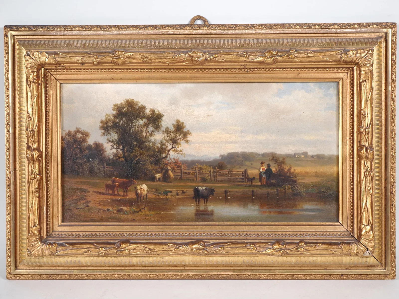 Arnold Meermann (1829-1908, Silesia) - Scene near Staudach, 1876