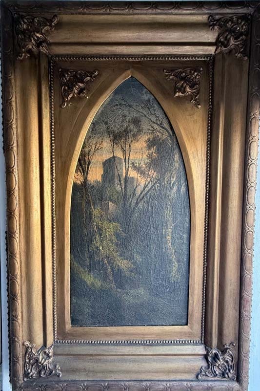 Artist: European School, 19th Century Title: Romantic Landscape at Twilight Technique: Oil on canvas